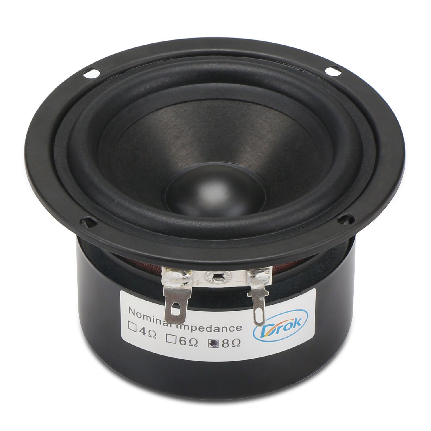 Amazon.co.jp: DROK 8Ohm 15W HiFi ツイーター 2個 3インチ ラウンド